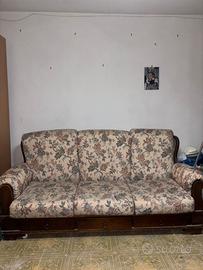 divano arte povera 3 posti
