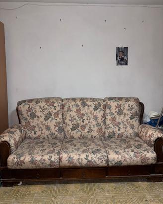 divano arte povera 3 posti