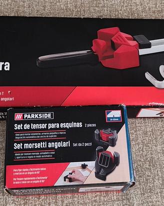 Tenditore a squadre + 2 set morsetti angolari 