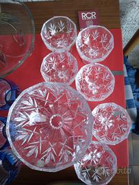 servizio macedonia cristallo rcr 7 pezzi