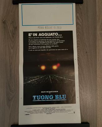 LOCANDINA ORIGINALE DEL FILM TUONO BLU