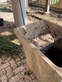 Vasca lavatoio in cemento