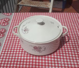 "Catino antico in ceramica SCI LAVENO – Decoro bl