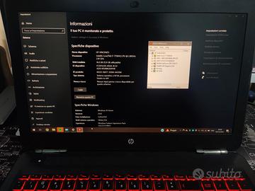 Notebook HP OMEN 15-ax208nl GTX 1050Ti i7-7700HQ