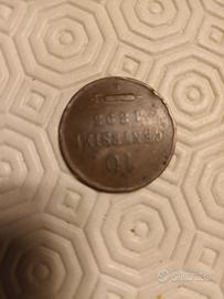 San Marino - 10 Centesimi 1893 R -Rame