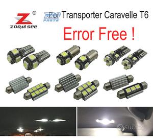 KIT 19 LAMPADE LED INTERNE PER VOLKSWAGEN VW CARAV