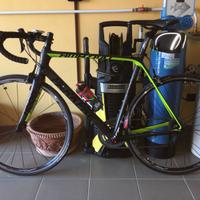 Bici da corsa Parkpre telaio in carbonio