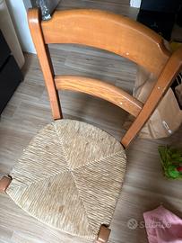 Sedie in legno