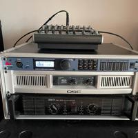 Rack Finale amplificatore dsp mixer