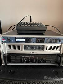 Rack Finale amplificatore dsp mixer