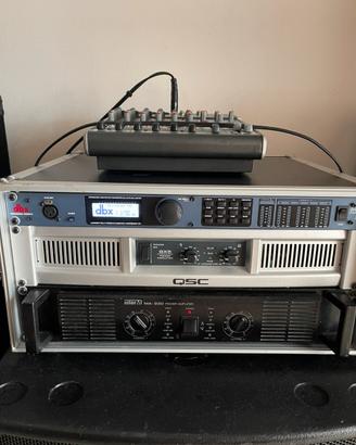 Rack Finale amplificatore dsp mixer