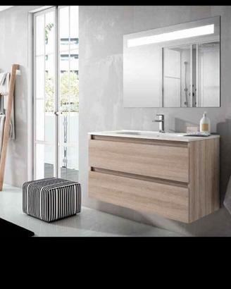 Mobile bagno rovere nuovo 