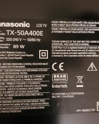ricambi TV Panasonic
