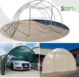 Serra tunnel antigrandine telo pvc giardino orto