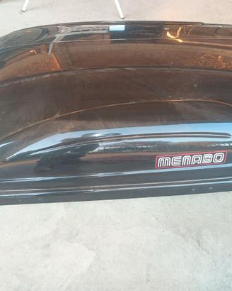 Box Tetto Auto Menabo Mania 320 Nero