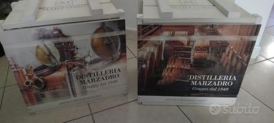 Cassette legno distilleria Marzadro