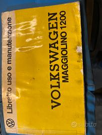 Libretto uso e manutenzione maggioino vw 1200 1975