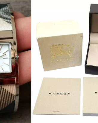 Orologio Burberry tartan BU4933 donna woman montre