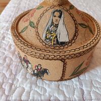 Biscottiera in sughero sardo