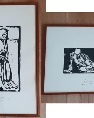 Lorenzo Viani, due xilografie