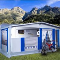 Veranda integrale per roulotte/caravan