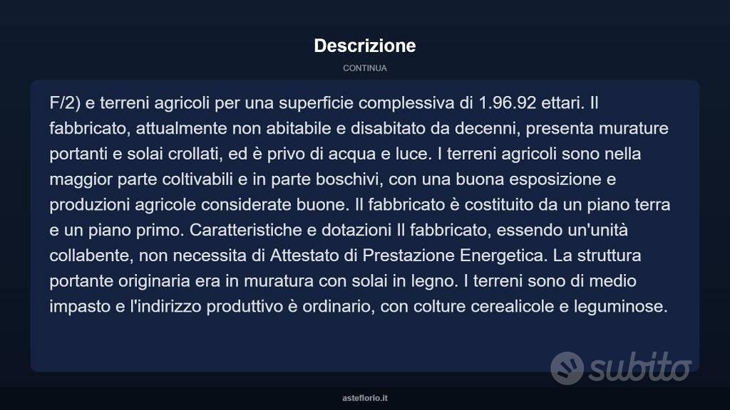 Immobile in asta di 197 m² a Mercatino Conca - Vista 4