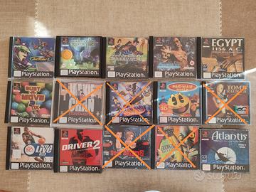 Lotto 10 videogiochi PS1 PlayStation Pal Ita Multi