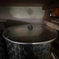 Botte in acciaio vino lt 150