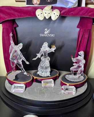 Set commedia dell arte Swarovski