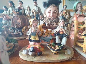 Statuette in ceramica sarda originali A. Massidda