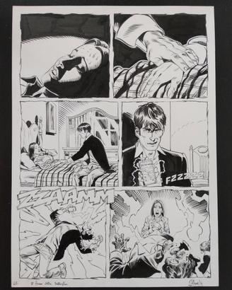 Gigi Simeoni - tavola originale Dylan Dog 