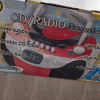 lettore e registratore cd/radio vintage