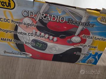 lettore e registratore cd/radio vintage