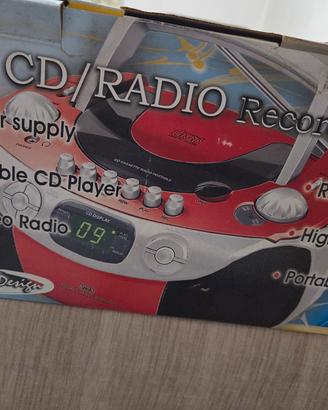 lettore e registratore cd/radio vintage