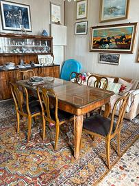 Tavolo da pranzo classico in legno + 6 sedie