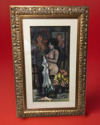 Dipinto olio FAUSTO MARIA LIBERATORE ( 1922-2004)