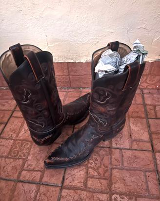 Stivali Texani Camperos Cuoio Charro, Marlboro ecc