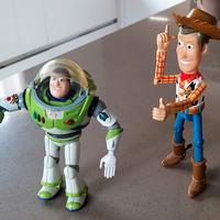 Action figure Toy Story Knock-Down Woody e Buzz