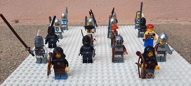 lotto minifigure lego castle pirati wolfband