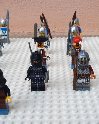 lotto minifigure lego castle pirati wolfband