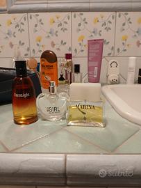 3 bottiglie di profumo appena iniziati 12 eur