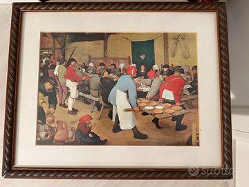 Riproduzione Pieter Bruegel: Matrimonio contadino