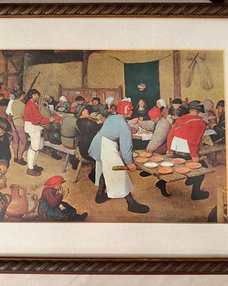 Riproduzione Pieter Bruegel: Matrimonio contadino