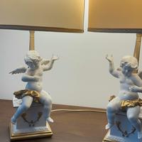 Coppia Abat-Jour Villari Capodimonte