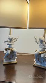 Coppia Abat-Jour Villari Capodimonte