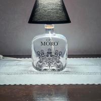 Lampada con bottiglia Gin Moro 