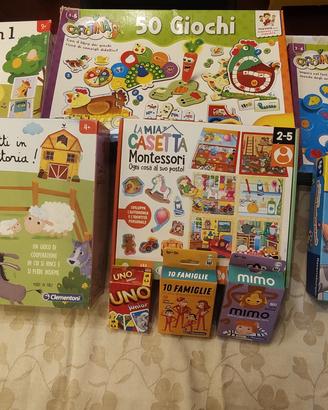 Combo di giochi da tavolo 3-6 anni