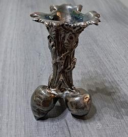 Christofle, vaso monofiore anni 60 