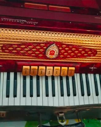 fisarmonica super stradella 120 bassi vintage 