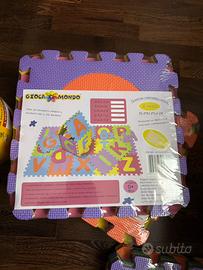 TappetI di gomma a puzzle per bambini NUOVI